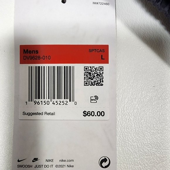 Nike NSW Flow Americana Flame Woven Mesh Lined Shorts Black Men's L DV9628-010 - Picture 10 of 12